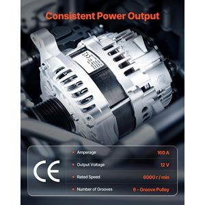 Alternatore per Dodge Journey SE Value, SXT 2020, Crossroad 2012-2018, L4 2009-2020, Automobili 24V e 12V - Product Image 3