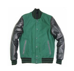 Chaqueta Universitaria Varsity 100% Lana, Chaqueta de Béisbol Varsity Bordada, Chaqueta de Satén Universitaria para Estudiantes - Product Image 2