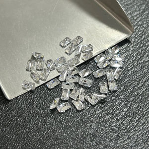 เพชรทรงเหลี่ยมมรกต CVD ผลิตในห้องปฏิบัติการ น้ำหนัก 15.20 กะรัต ได้รับการรับรองจาก IGI ขนาด 2.25-5.75 มม. ความสะอาดระดับ VVS สี D สำหรับขายส่งออก - Product Image 1