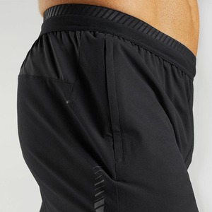 Men's Custom Logo Double <b>Layer</b> Compression Breathable Quick Dry <b>Mid</b> Waist Elastic Men's Fitness Shorts - Product Image 6