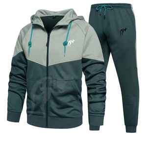 Tenues Chaudes pour Femmes et Hommes – Ensembles de Vêtements Automne-Hiver – Survêtements Chauds à Col Montant et Fermeture Éclair – Sweat-shirts pour Hommes - Product Image 6