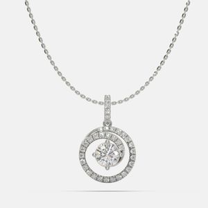 Collar con Colgante de Diamantes Shrilike Jewel, Exportador Indio, Perla de Agua Dulce, Certificado IGI, Unisex, Oro Blanco de 14k, Joyería de Lujo, Regalo - Product Image 2