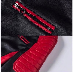 Veste en cuir de moto authentique de haute qualité - Product Image 5