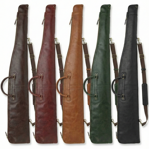 Funda de cuero para pistola de caza de color liso, diseño al por mayor, nueva llegada, funda de cuero para pistola de caza y tiro con etiqueta personalizada para exteriores - Product Image 2