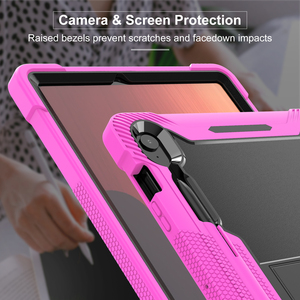 Housse de <span class=keywords><strong>tablette</strong></span> industrielle multifonctionnelle avec prise en charge sécurisée et <span class=keywords><strong>protection</strong></span> renforcée des coins pour <span class=keywords><strong>Samsung</strong></span> Galaxy <span class=keywords><strong>Tab</strong></span> S10 FE Plus - Product Image 4