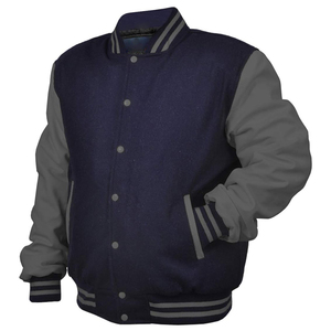 New Custom Logo Geometric Winter Varsity <b>Jacket</b> for <b>Men</b> Stand Collar Hooded Wool Material Windproof Breathable Streetwear Style - Product Image 5
