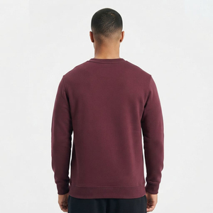 Sweat-shirt personnalisé pour homme, coupe ample, en coton de haute qualité, col rond en tissu éponge avec logo brodé - Product Image 4