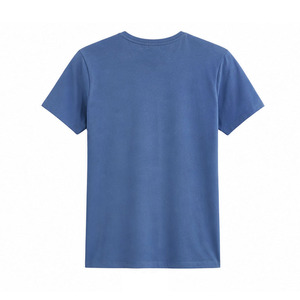 T-shirts pour hommes en jersey 100% coton, vente en gros, logo personnalisé, t-shirt à col rond en coton, t-shirt à manches courtes pour hommes - Product Image 6