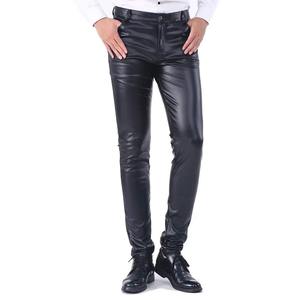 Pantalones de cuero ligeros para hombre, los más vendidos, en oferta, para uso casual, de primera calidad. - Product Image 1