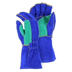 Gants de soudage à l'arc de qualité supérieure en cuir de vachette pleine fleur antidérapants et imperméables pour soudeurs, utilisation extérieure - Product Image 5