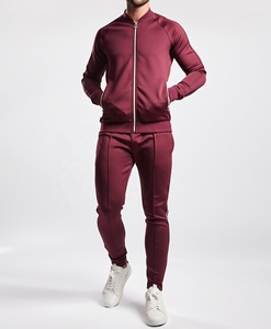 Wholesale Men's Autumn Lightweight Reversible Breathable Plus Size Slim Fit <b>Joggers</b> Outdoors Training Tracksuit Sweatsuit Set - Product Image 2
