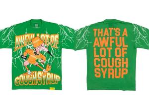 T-shirt unisexe à manches courtes en coton d'été, motif 'That's Awful Lot Cough Syrup', style Hip Hop, avec motif de tasse de boisson et lettres graffiti sur le devant - Product Image 5