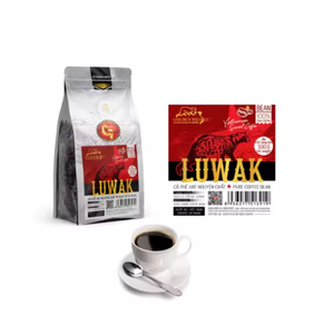Hucafood Premium 100% Grains de café Luwak organiques torréfiés à moyen Arabica traité vert directement du Vietnam avec service OEM ODM - Product Image 4