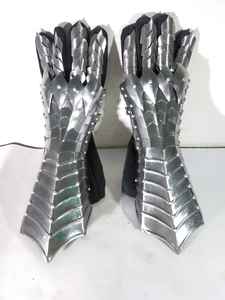 Gauntlets gloves iron gauntlets metal gauntlets steel gauntlets stainless steel gauntlets - Product Image 2