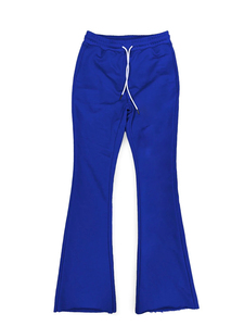 Hot Sale Women Custom Logo Silk Screen Print Oem Pencil <b>Pants</b> Elastic Waist High Waist Lace Knitted Fabric Sweatpants For Women - Product Image 4