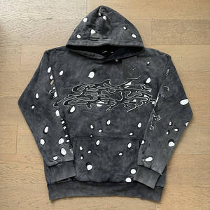 Sweat-shirt pour homme de qualité supérieure, personnalisé, à demi-zip, couleur unie, en molleton de coton épais, coupe oversize et carrée, sans cordon - Product Image 2