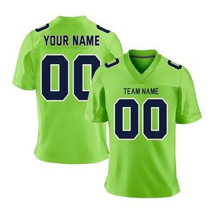 Maillot de football américain entièrement personnalisé pour hommes, nouveau style, léger, de haute qualité, avec manches courtes - Product Image 3