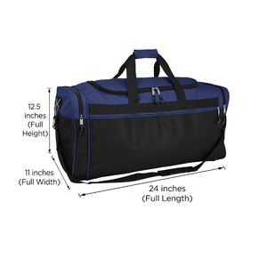 Bolsa deportiva azul sólida personalizable de alta calidad para mujer con servicio OEM y ODM disponible a buenos precios de venta - Product Image 5