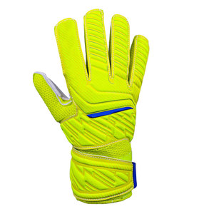 Professional Football Goalkeeper <b>Gloves</b> Full Finger PU <b>Latex</b> Breathable Non-Slip Adjustable Wrist Strap Unisex - Product Image 3