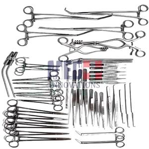 Med Innovation Ensemble de 97 instruments de chirurgie vasculaire Source d'alimentation manuelle Instruments en acier inoxydable certifiés CE ISO13485 - Product Image 3