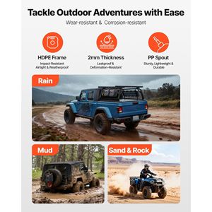 Contenitore per Carburante Sicuro da 1,3 Galloni per Moto, Antigoccia con Beccuccio Bloccabile e Portata Massima di 15 L/min, Tanica Portatile - Product Image 5