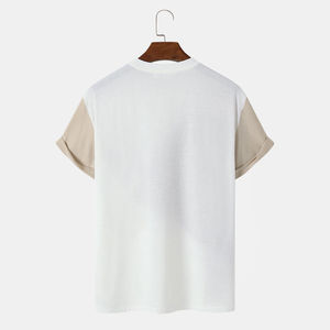 Camiseta de alta calidad para hombre, ligera, de secado rápido, transpirable, antiarrugas, colores personalizados, con el último estilo. - Product Image 2