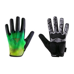 Gants de moto et de vélo personnalisés à doigts complets en polyester pour l'été, idéaux pour la moto, le cyclisme, le VTT et la course - Product Image 1