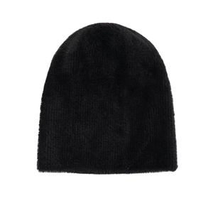 Soft Fuzzy Mohair Knit Beanie Hat for <b>Women</b> Warm Fluffy Winter <b>Cap</b> Colorful Gradient Slouch Beanie Custom Logo Beanie OEM ODM - Product Image 1