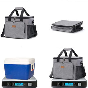 Sac isotherme réutilisable personnalisé imprimé, grand sac fourre-tout portable, sac isotherme pour le déjeuner - Product Image 3