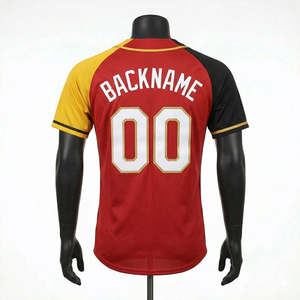 Camiseta de Béisbol Profesional con Botones, Fabricante de Ropa Deportiva Personalizada, Proveedor de Camisetas de Béisbol Personalizadas para Equipos Deportivos - Product Image 3