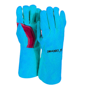 Multipurpose Low MOQ Hand Safety Working <b>Gloves</b> <b>For</b> Welder Workers High Quality Double Layer Cowhide Leather Welding Work <b>Gloves</b> - Product Image 3