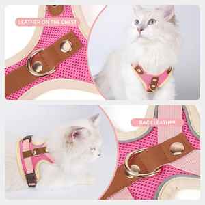 Arnés para Gatos de Alta Calidad Personalizado OEM, Estilo Táctico, Impermeable, y Arnés para Perros - Product Image 4
