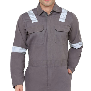 Combinaisons de travail réfléchissantes de sécurité en tissu sergé durable, vêtements de travail d'ingénierie, combinaisons réfléchissantes industrielles, longue durée d'utilisation - Product Image 5