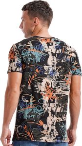 <b>Men's</b> Short Sleeve O-Neck T-<b>Shirt</b> With Hand-Painted Pattern Street Style Regular Fit Breathable Knitted Polyester - Product Image 3