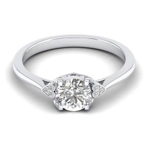REYES Original 925 Sterling Silver GRA Certified <b>Moissanite</b> <b>Ring</b> High Quality Wedding Anniversary Gift Fine Jewelry For Women - Product Image 1