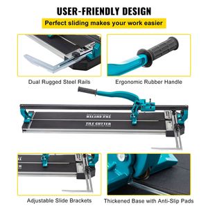 Tagliapiastrelle Manuale da 31 Pollici con Binario Singolo, Posizionamento Laser Preciso, Impugnatura Ergonomica, Ruota di Taglio in Lega, Prodotto da AC - Product Image 6