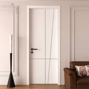 Puerta Caesar de Alta Calidad, 900 mm x 2100 mm, Aislamiento Acústico, Puerta de Madera para Apartamento, Dormitorio, Habitación de Hotel, Comercial, Moderna - Product Image 2
