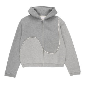 Sweat à capuche zippé personnalisé en coton 100% pour homme, style streetwear, haute qualité 330 GSM, vintage, hiver - Product Image 1