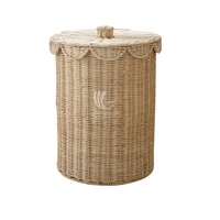 Ensemble de paniers à pétoncles panier organisateur multifonction, plateau ou panier de rangement à linge, fabriqué en jonc de mer durable, vente en gros