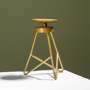 Nueva Colección de Portavelas de Hierro Dorado Pulido, Estilo Moderno, Hechos a Mano, Duraderos, Juego de 2 para Decoración del Hogar - Product Image 4