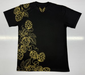 เสื้อยืดลำลองผ้าฝ้าย 100% พิมพ์ลายดิจิทัลทั้งตัว พิมพ์ลายขนาดใหญ่ตามสั่ง เป็นมิตรกับสิ่งแวดล้อม ไม่หดตัว MOQ ต่ำ - Product Image 1