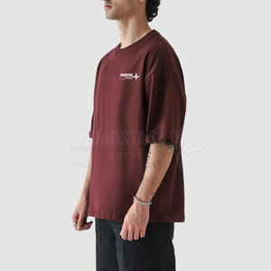 เสื้อผ้าแฟชั่น ดีไซน์ไม่ซ้ำใคร ผ้าฝ้าย 100% เสื้อยืดโอเวอร์ไซส์ บริการ OEM ผ้าฟลีซรักษ์โลก ปรับแต่งได้ ใส่ได้ทั้งชายและหญิง - Product Image 5