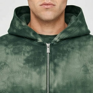 Regular Fit Men Winter Wear Men Hooded Sun Faded Tracksuit Set Vintage Style Streetwear <b>Distressed</b> Sun Faded Zipper Tracksuit - Product Image 5