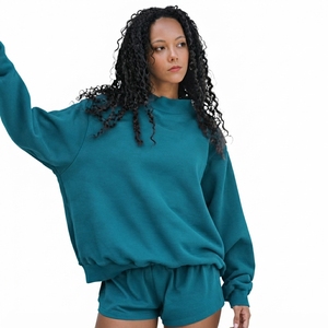 Service OEM Fabricant Usine – Sweat-shirt Col Montant Léger Grande Taille Coupe Décontractée Ample et Confortable - Product Image 6