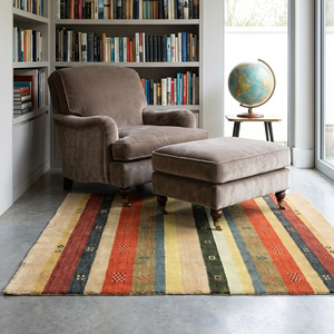 Classic Artisan Multicolor Hand Knotted Wool Area <b>Rug</b> with Floral Pattern Decorative Carpet for Living Room - Product Image 6