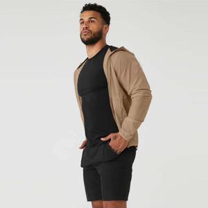Veste Softshell Homme Automne Hiver Imperméable Coupe-Vent avec Poches Zippées Décontractée en Toile Coupe-Vent Patchwork Col Roulé Légère - Product Image 3