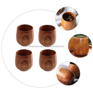 Tasse à thé en bois fabriquée à la main Matériau naturel Conception ergonomique Écologique Durable Léger Cadeau unique pour les amateurs de thé - Product Image 5
