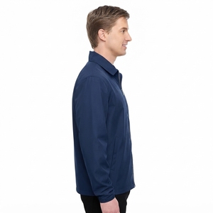 Chaqueta Safari de Lona para Hombre, Casual, de Invierno, con Cierre, Cuello Mao, Chaqueta de Exterior Cálida y Resistente al Viento, Venta al Por Mayor OEM - Product Image 3