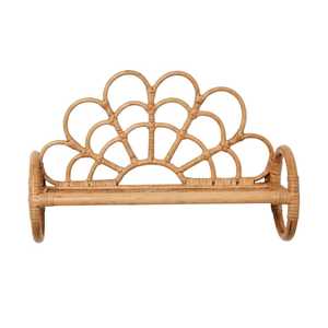Gorgeous Sun Burst Rattan Kids Bedroom Wall Shelf Nursery Room Unique Boho <b>Floating</b> Bookshelf Home Decor Wholesale - Product Image 2