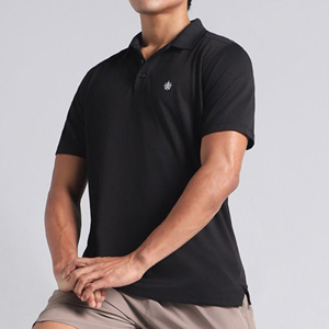 Latest Fashionable Customized Anti-Wrinkle Quick Dry <b>Vintage</b> Men's Short Sleeve Pique for <b>Shirt</b> Solid Knitted Polyester/Cotton - Product Image 1